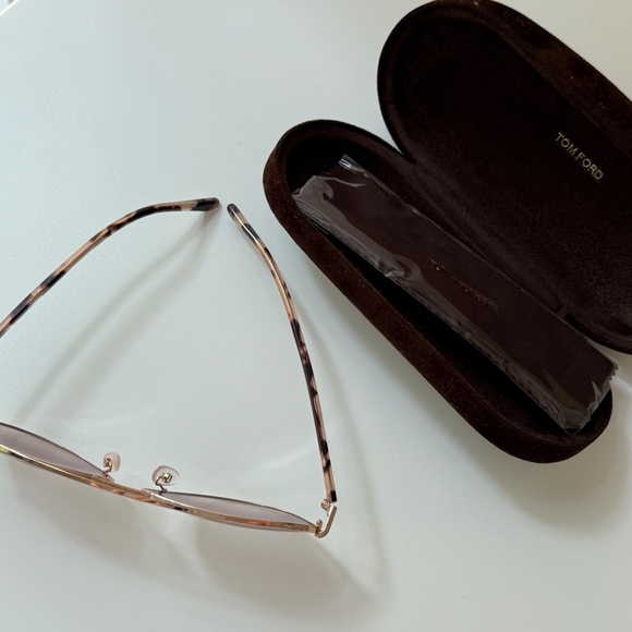 Tom Ford Binx FT680 Sunglasses (Purple Gradient Aviator) main image 9